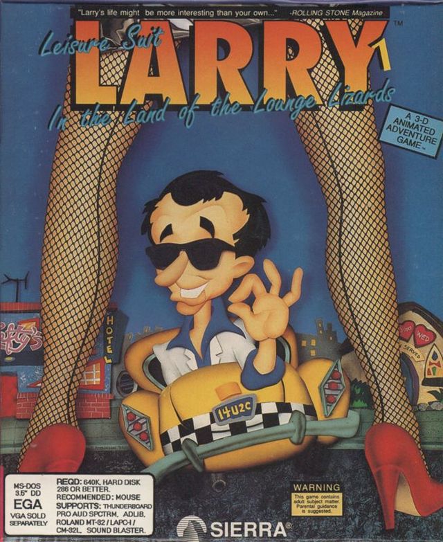 Game cover: Leisure Suit Larry 1: In the Land of the Lounge Lizards