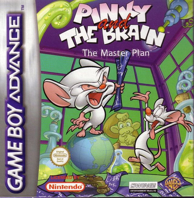 Game cover: Pinky and The Brain: The Master Plan