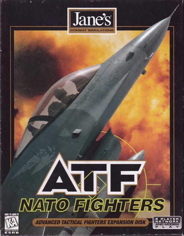 Game cover: Jane's Combat Simulations: ATF - NATO Fighters