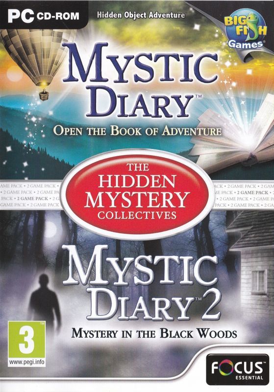 Game cover: The Hidden Mystery Collectives: Mystic Diary: Open the Book to Adventure / Mystic Diary 2: Mystery in the Dark Woods
