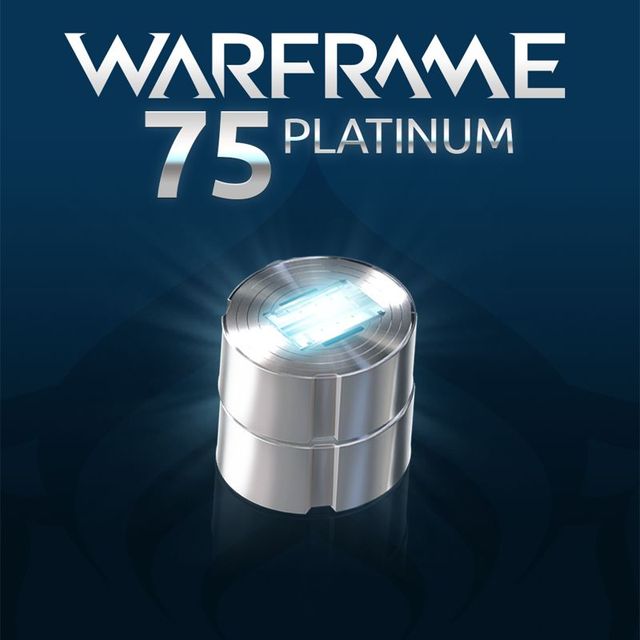 Game cover: Warframe: 75 Platinum