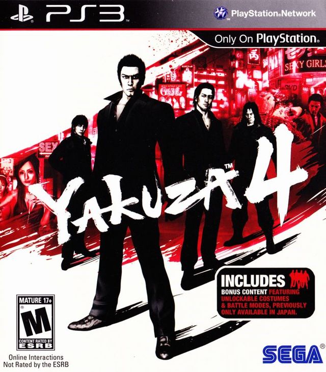 Game cover: Yakuza 4