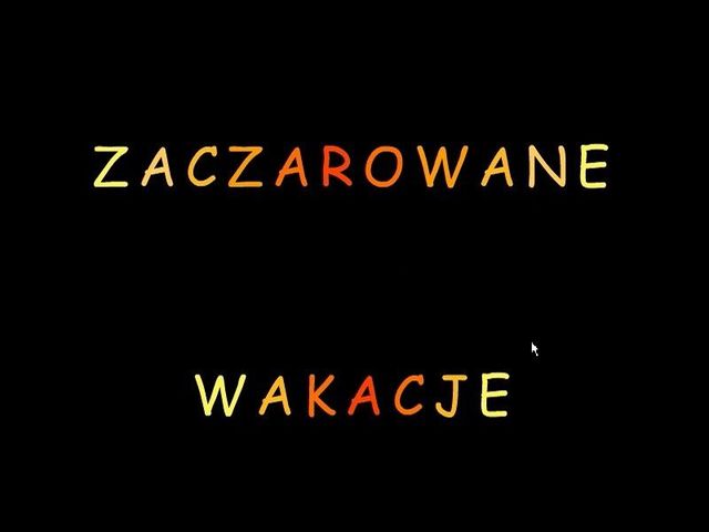 Game cover: Zaczarowane Wakacje