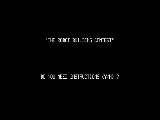 Game cover: Robot Builder