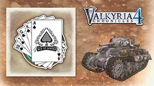 Game cover: Valkyria Chronicles 4: Tank Decal - Royal Flush