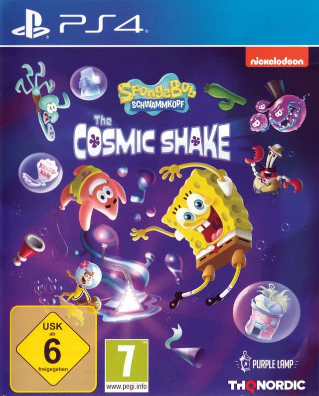 Game cover: SpongeBob SquarePants: The Cosmic Shake