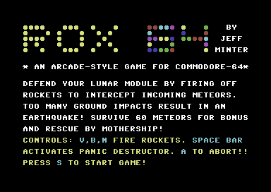 Game cover: ROX