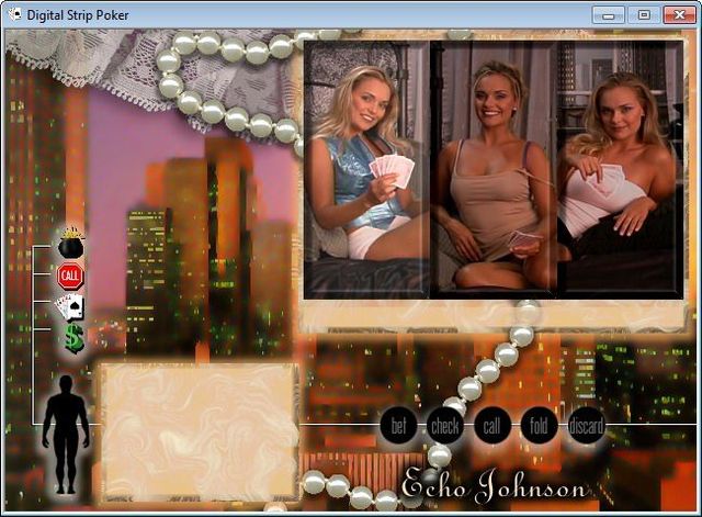 Game cover: Digital Strip Poker featuring Echo Johnson