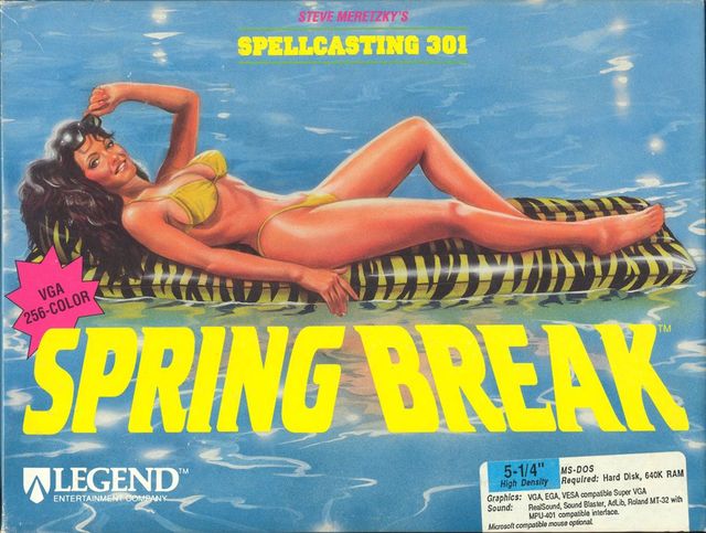 Game cover: Steve Meretzky's Spellcasting 301: Spring Break