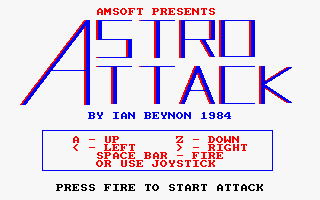 Game cover: Astro Attack