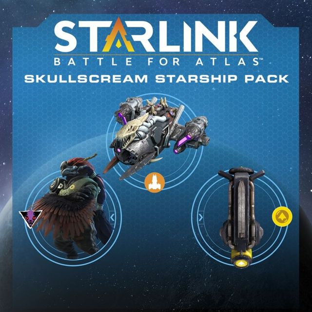 Game cover: Starlink: Battle for Atlas - Skullscream Starship Pack
