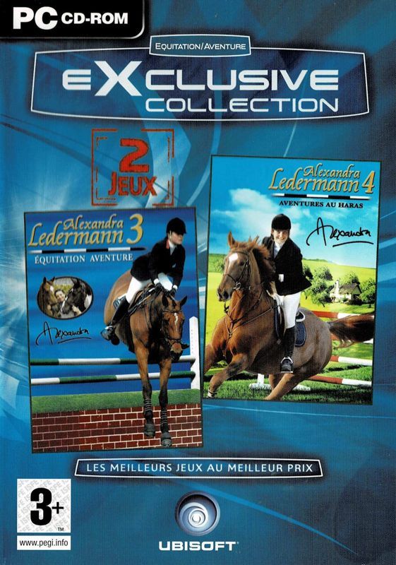 Game cover: Alexandra Ledermann 3: Équitation Aventure + Alexandra Ledermann 4: Aventures au Haras