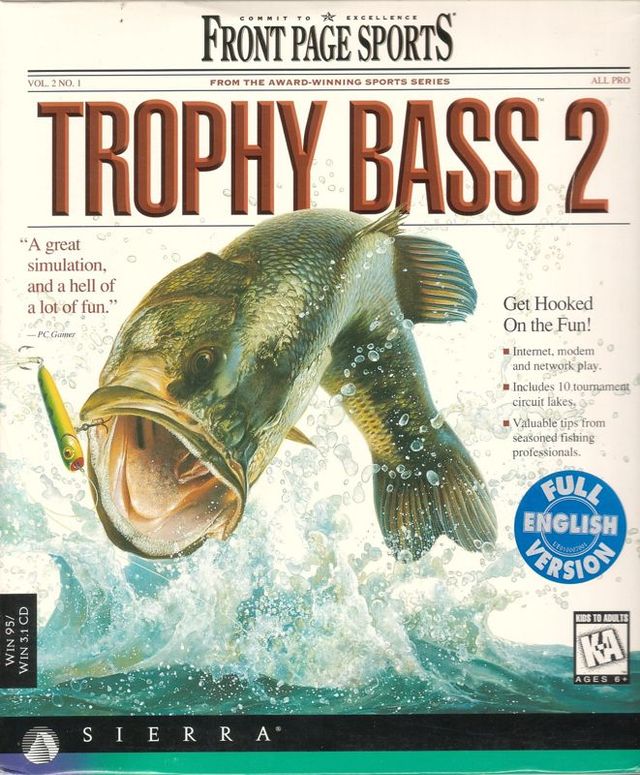 Game cover: Front Page Sports: Trophy Bass 2