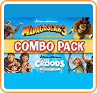 Game cover: Madagascar 3 & The Croods Prehistoric Party - Combo Pack