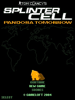 Game cover: Tom Clancy's Splinter Cell: Pandora Tomorrow