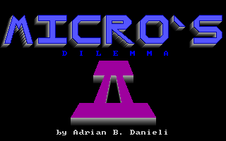 Game cover: Micro's Dilemma II