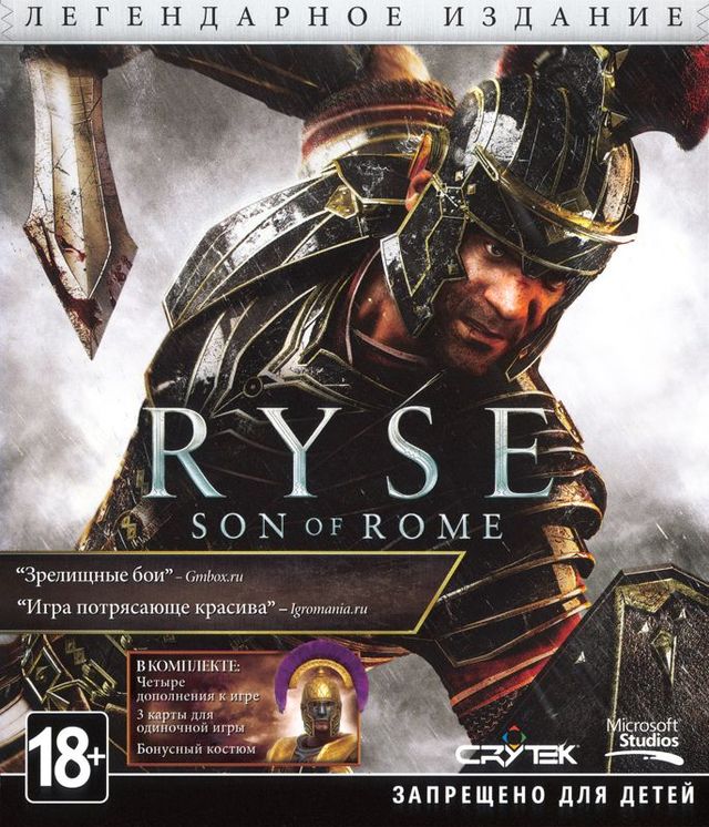Game cover: Ryse: Son of Rome - Legendary Edition