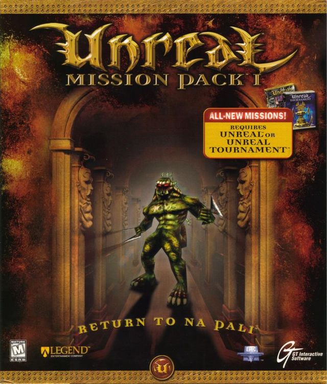 Game cover: Unreal Mission Pack 1: Return to Na Pali