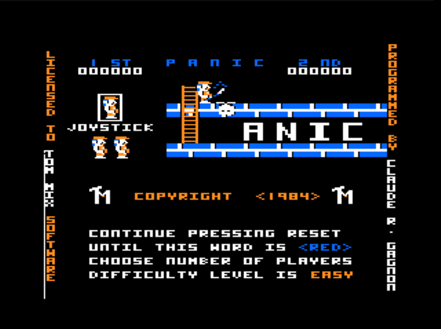 Game cover: Panic
