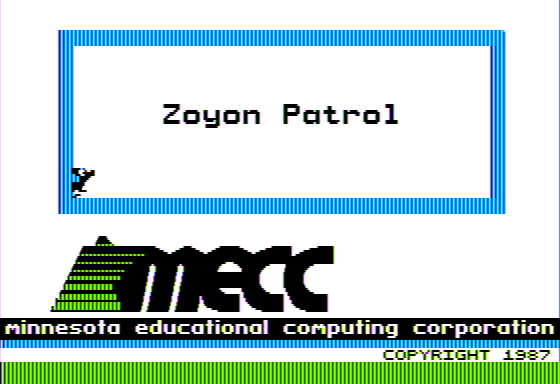 Game cover: Zoyon Patrol