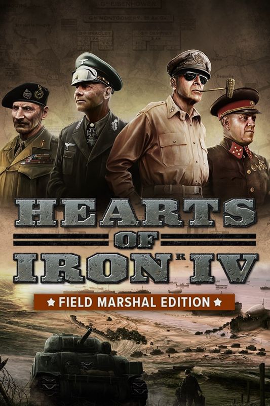 Game cover: Hearts of Iron IV (Field Marshal Edition)