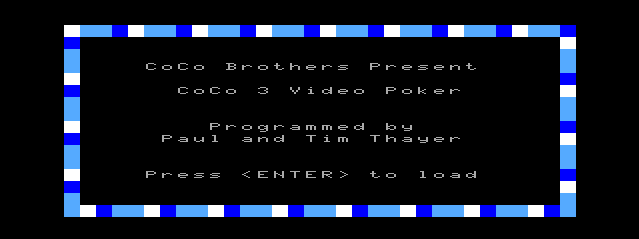 Game cover: CoCo 3 Video Poker
