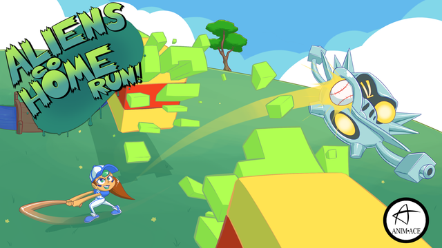 Game cover: Aliens Go Home Run!