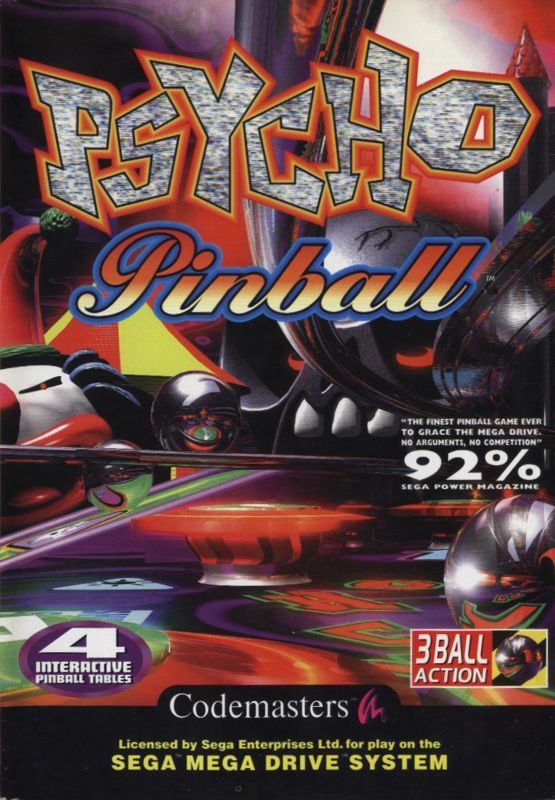 Game cover: Psycho Pinball