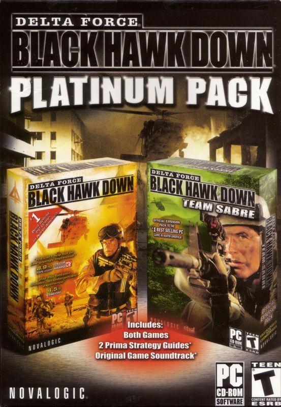 Game cover: Delta Force: Black Hawk Down - Platinum Pack
