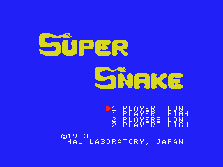 Game cover: Super Snake