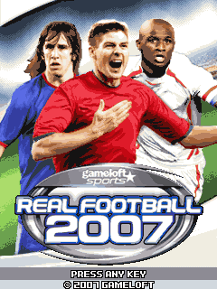 Game cover: Real Soccer 2007