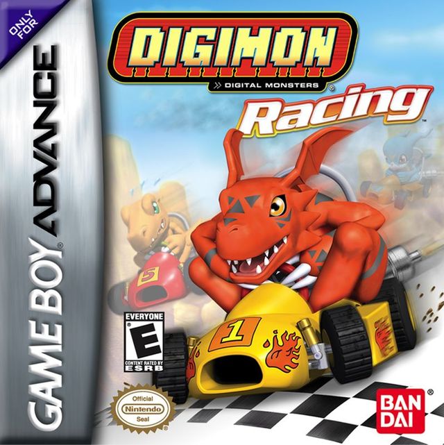 Game cover: Digimon Racing