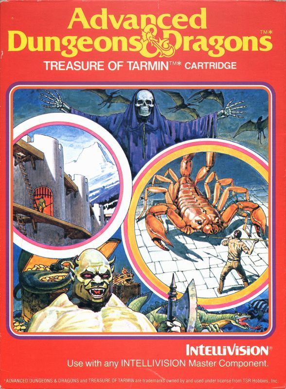 Game cover: Advanced Dungeons & Dragons: Treasure of Tarmin Cartridge
