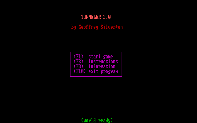 Game cover: Tunneler