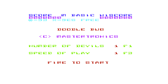 Game cover: Doodle Bug