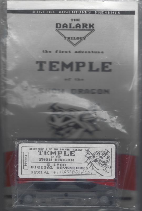 Game cover: Temple of the Snow Dragon