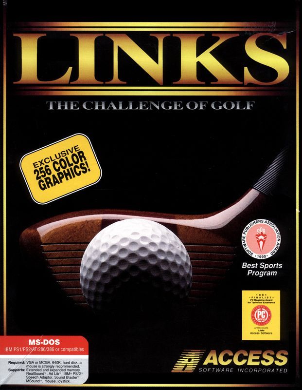 Game cover: Links: The Challenge of Golf