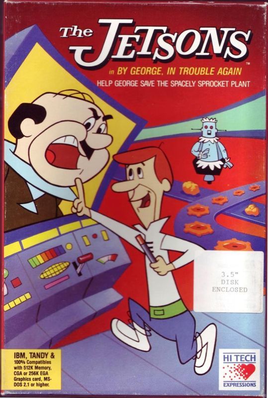 Game cover: The Jetsons in By George, in Trouble Again