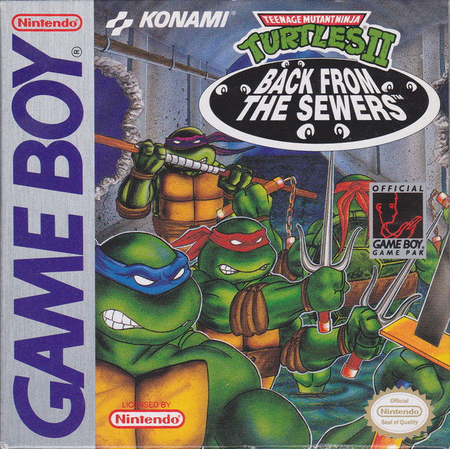 Game cover: Teenage Mutant Ninja Turtles II:  Back from the Sewers