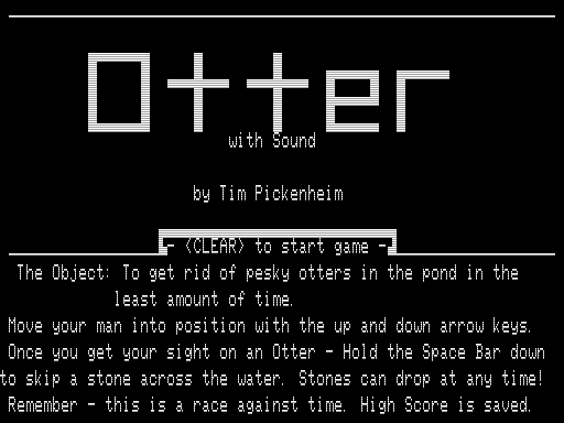 Game cover: Otter