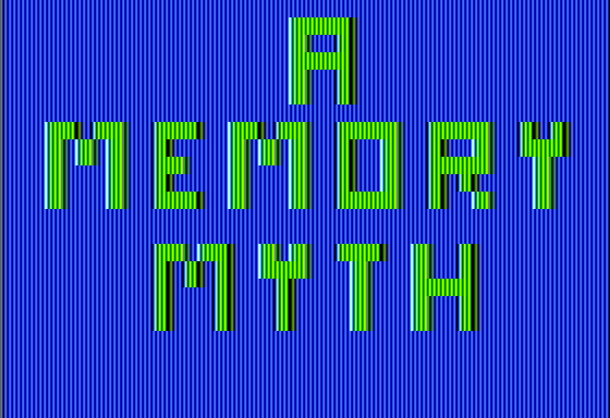 Game cover: A Memory Myth