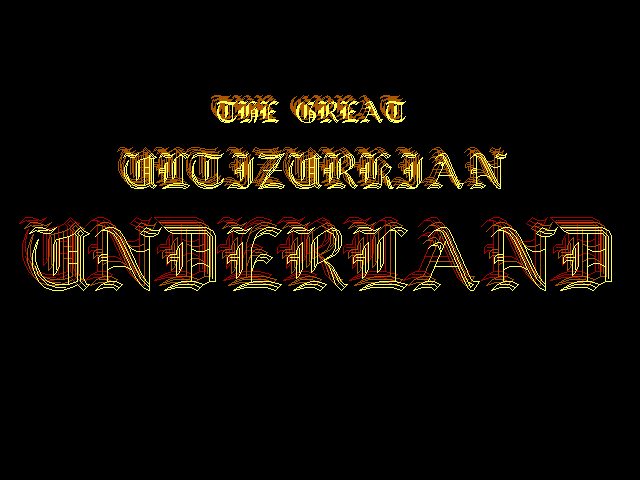 Game cover: The Great Ultizurkian Underland