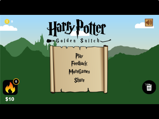 Game cover: Harry Potter Golden Snitch