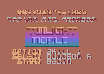 Game cover: Twilight World