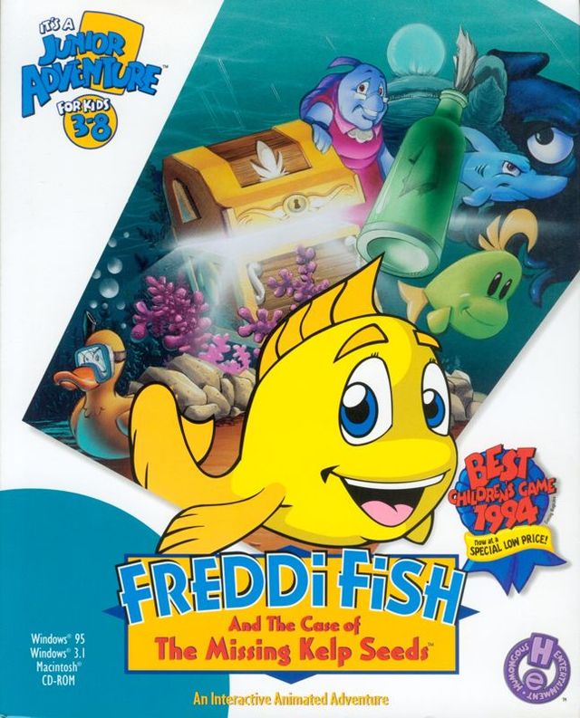 Game cover: Freddi Fish and the Case of the Missing Kelp Seeds