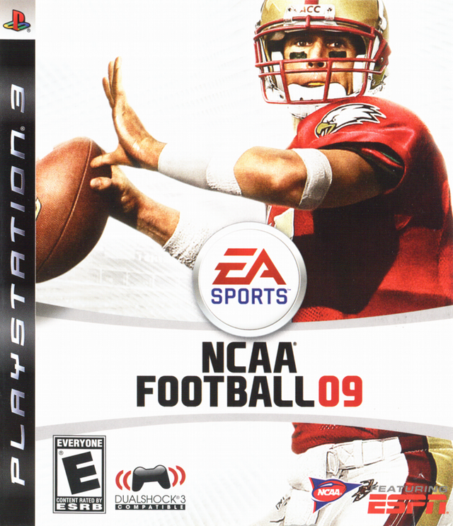 Game cover: NCAA Football 09