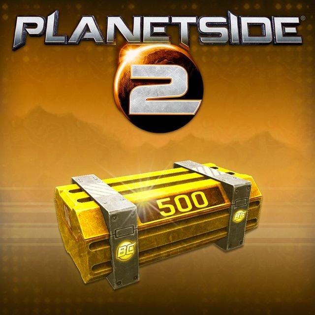 Game cover: PlanetSide 2: 500 Battle Cash