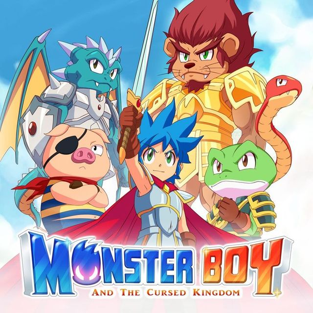Game cover: Monster Boy and the Cursed Kingdom