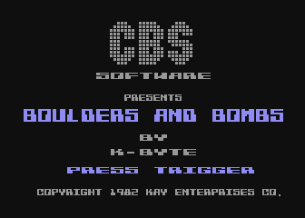 Game cover: Boulders and Bombs