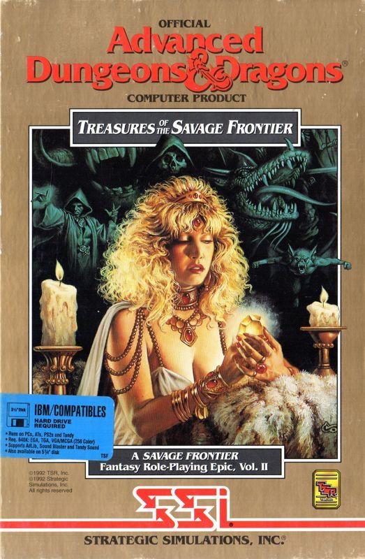 Game cover: Treasures of the Savage Frontier